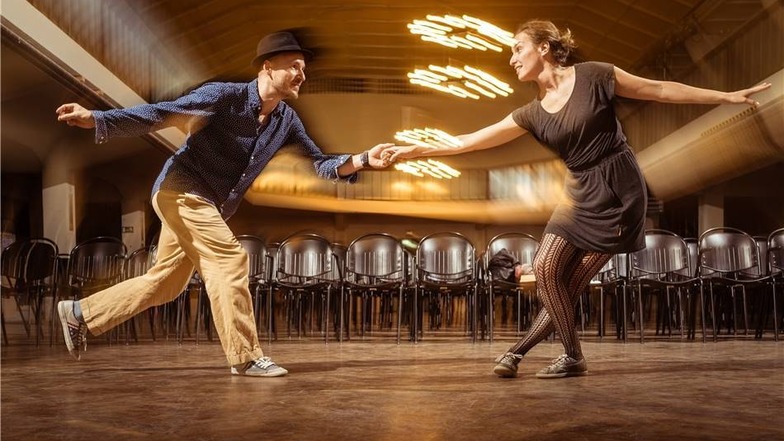 Jens Rahnfeld und Angelika Haase lernten sich vor zehn Jahren beim Lindy Hop kennen.