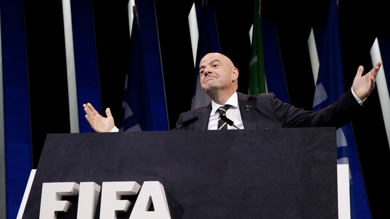 Gianni Infantino ist zum dritten Mal zum FIFA-Präsidenten gewählt worden - auch ohne deutsche Stimme.