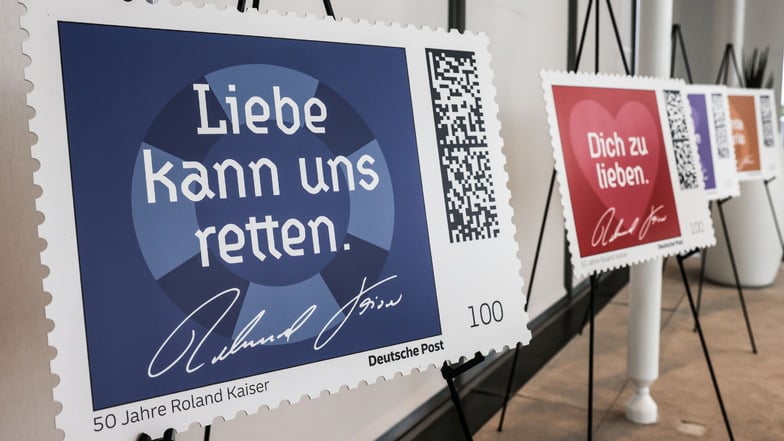 So sehen die Kaiser-Briefmarken aus.