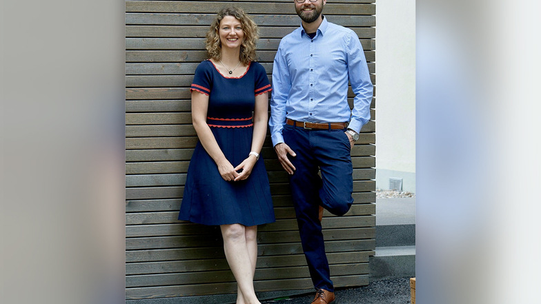Dr. Anne Kristin Heninger und Felix Lansing: Mit ihrem Startup RecTech wollen sie eine neuartige Genschere auf den Markt bringen.