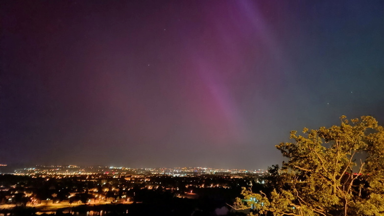 Spektakulärer Sonnensturm färbt Himmel: Polarlichter auch über Sachsen sichtbar
