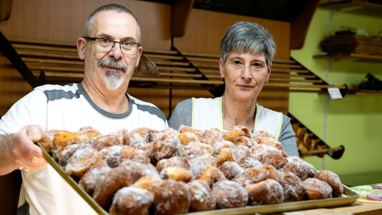 Bäcker Uwe Lerche und seine Frau Katrin verkaufen in Tautewalde und Wilthen die besten Pfannkuchen in der ganzen Region. Das ist das Ergebnis eines Votings von Sächsische.de.