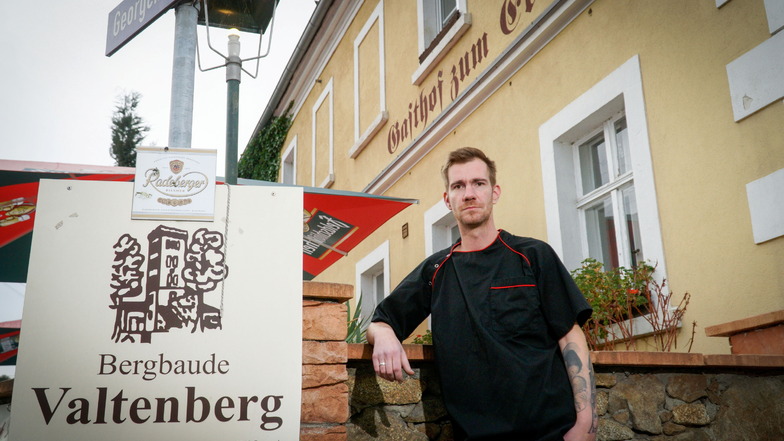 Romano Porsche betreibt mit seiner Frau neben dem Erbgericht in Neukirch übergangsweise auch die Bergbaude auf dem Valtenberg. Ihr Pachtvertrag läuft zum 31. Dezember dieses Jahres aus.