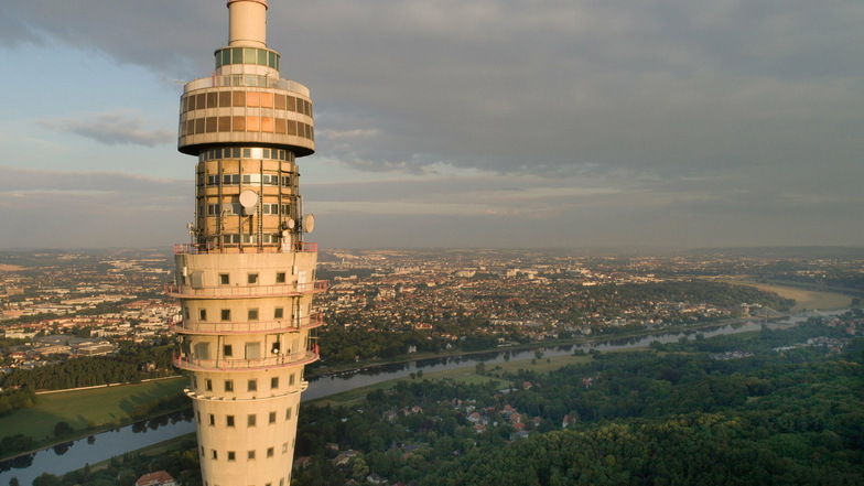 Gern würden viele Dresdner diese Aussicht vom Fernsehturm wieder genießen.