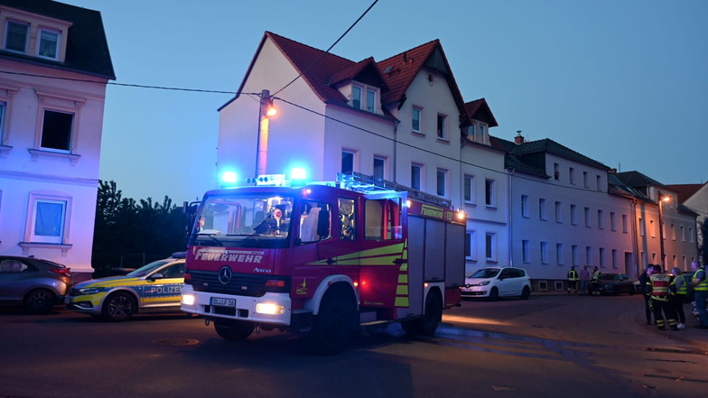 Bereits kurz nach 21 Uhr war der Einsatz der Freiwilligen Feuerwehr Döbeln in der Teichstraße beendet.