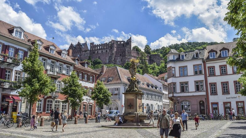 Die Heidelberger Altstadt.