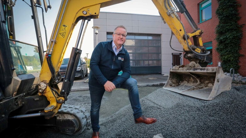 Geschäftsführer Lutz Möller freut sich schon auf die Eröffnung der neuen Notaufnahme am Kamenzer Krankenhaus. Am 26. Oktober wird es einen Tag der offenen Tür geben.