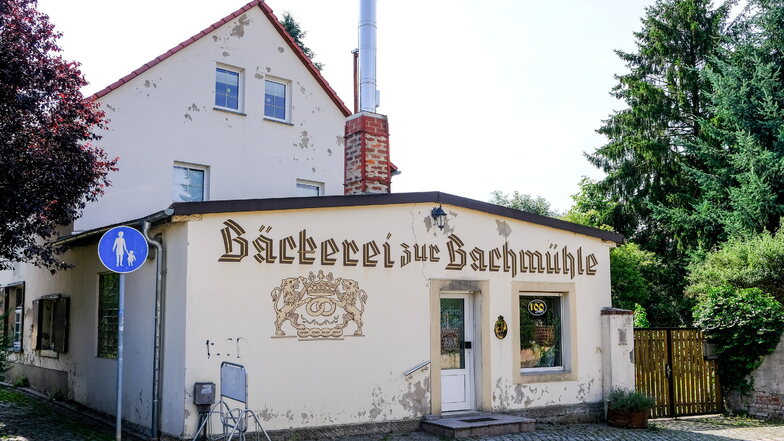 Die Bäckerei zur Bachmühle in der Sachsenstraße.