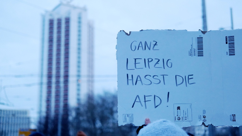 Die meisten Demo-Teilnehmer kamen in Leipzig zusammen.