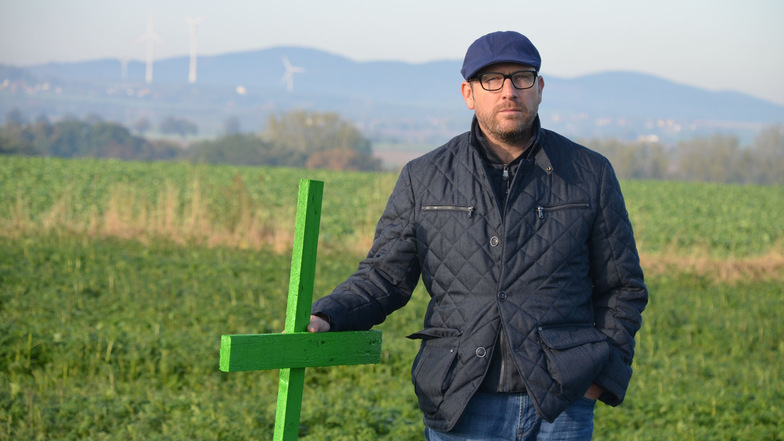 Der Reichenbacher Landwirt Johannes Hindemith ärgert sich über das Agrarpaket. Das Bundeskabinett beschloss darin auch, den Einsatz von dem Unkrautgift Glyphosat ab Ende 2023 zu verbieten.