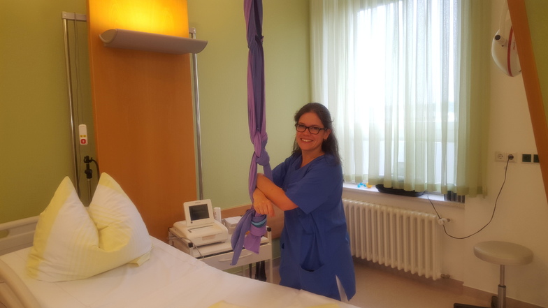 Stephanie Fiebiger ist die neue Leitende Hebamme am Klinikum-Standort Zittau.