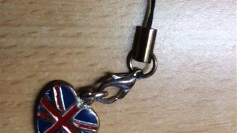 Dieser Schlüsselanhänger sollte ein Geschenk sein.