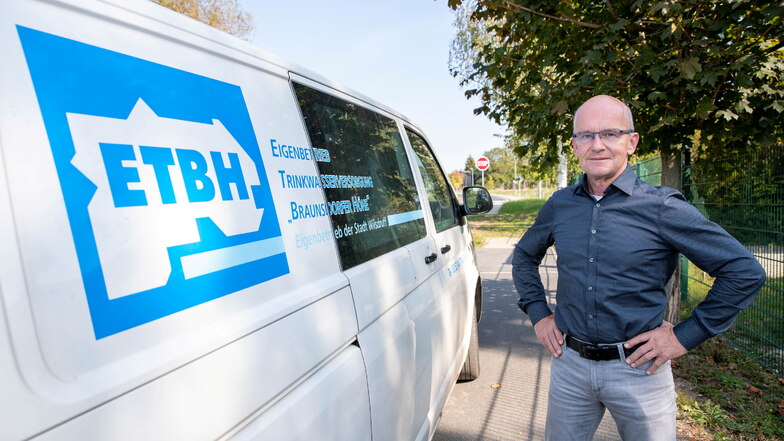 Andreas Clausnitzer, Chef des Eigenbetriebes Trinkwasserversorgung "Braunsdorfer Höhe", appelliert an die Verantwortung der Verbraucher.
