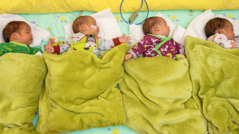 Die Vierlinge von Dresden: So wurden die Babys gerettet