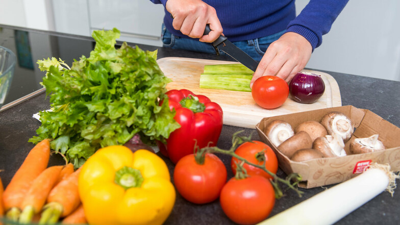 Bei Vegetariern kommt viel Gemüse auf den Tisch.