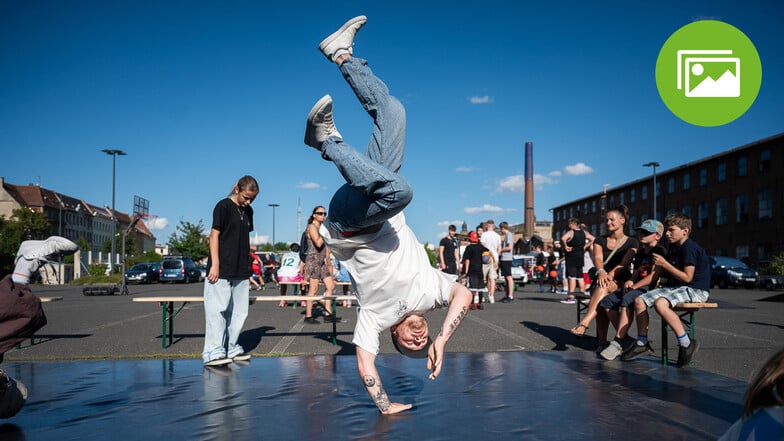 Beim Breakdance-Wettbewerb ging es hoch her.