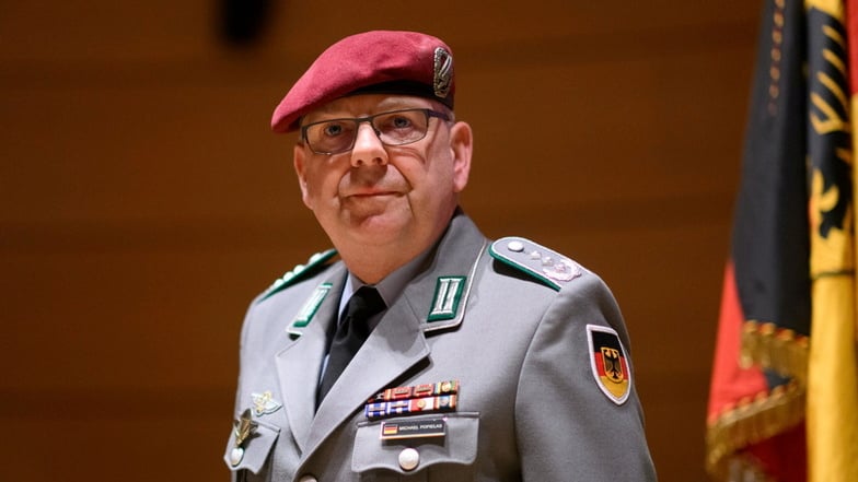 Oberst Michael H. Popielas, neuer Kommandeur des Landeskommandos Sachsen.