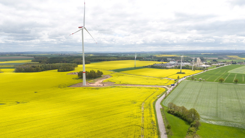 Höchstes Windrad Mittelsachsens liefert jetzt Strom für 4.600 Haushalte