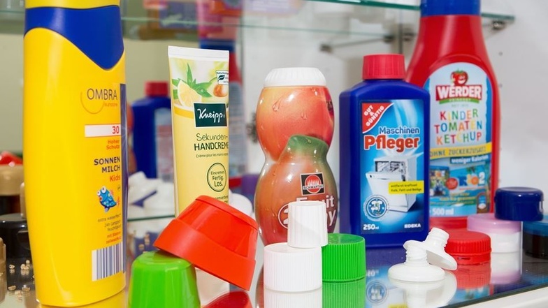 Portfolio: Sonnencreme, Reiniger und Ketchup haben Verschlüsse von Bergi-Plast.