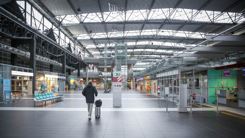 Flughafen Dresden: Wo man eine Stecknadel zu Boden fallen hört
