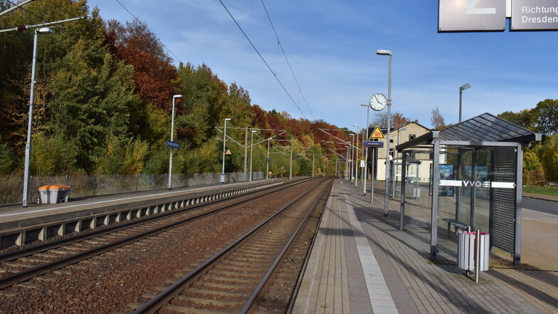 Vom Bahnhof Klingenberg fahren auch in den nächsten Tagen keine S-Bahnen nach Freital.
