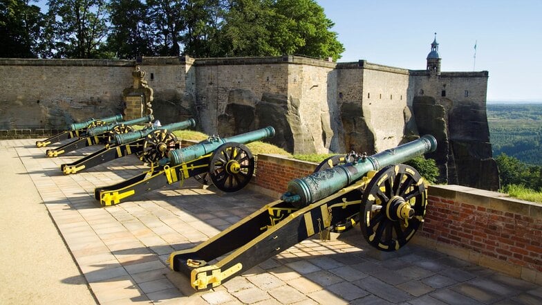 Geschütze auf der Georgenbastion