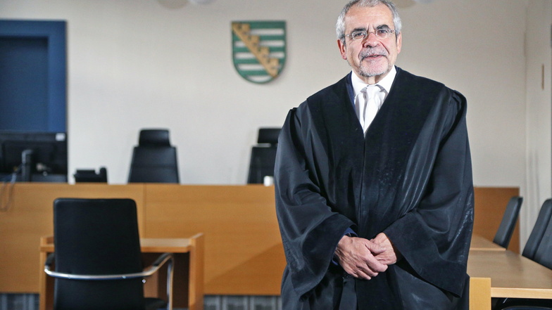 Herbert Zapf leitet das Amtsgericht in Riesa. 2020 war auch für die Justiz ein besonderes Jahr, sagt er.