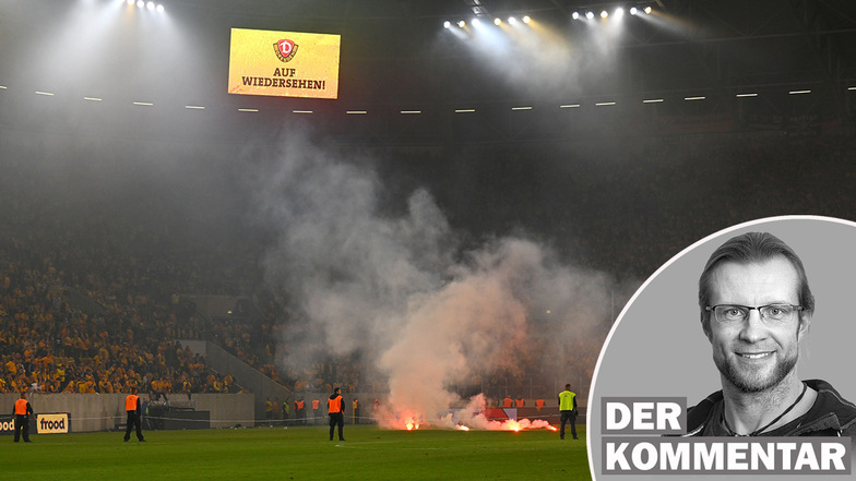 Das Relegations-Rückspiel gegen Kaiserslautern musste wegen Pyrotechnik mehrere Minuten unterbrochen werden.