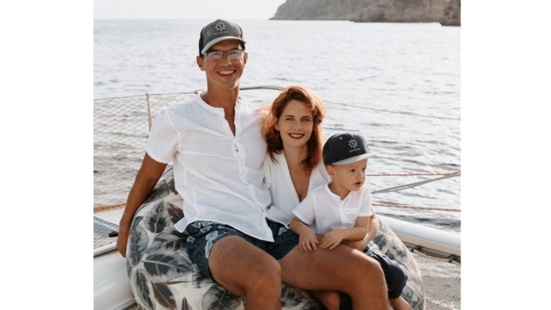 Familie Bauers aus Zittau lebt auf Mallorca auf einem Segelboot.