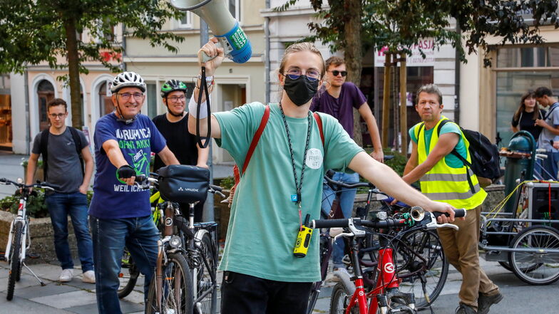 Wieder Fahrrad-Demo in Zittau