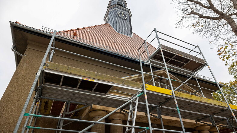 In der ehemaligen Hospitalkirche Pirna soll bald geklettert werden.