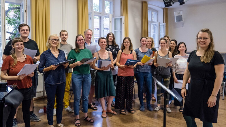 Begeistert vom Singen: Neuer Görlitzer Chor probt Lieder aus aller Welt