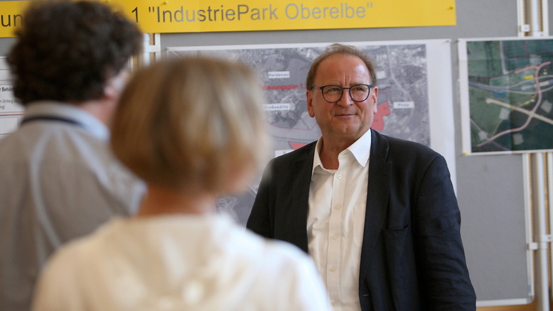 Das Lachen war Jürgen Opitz jetzt bei seinem Kampf für den Industriepark Oberelbe einige Male vergangen.
