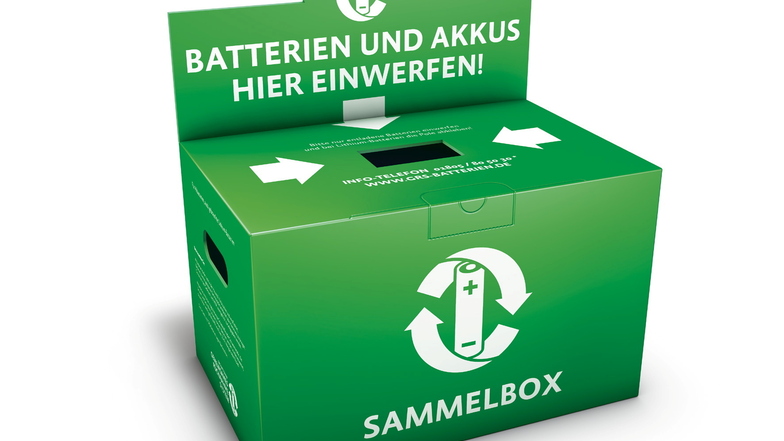 Altbatterien gehören nicht in den Hausmüll, sondern sind Sonderabfall. Sie kommen in solche Sammelboxen oder zum Schadstoffmobil.