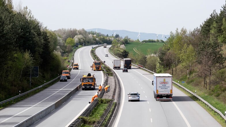 In der Nacht zum Sonnabend wird auf der A4 gebaut.