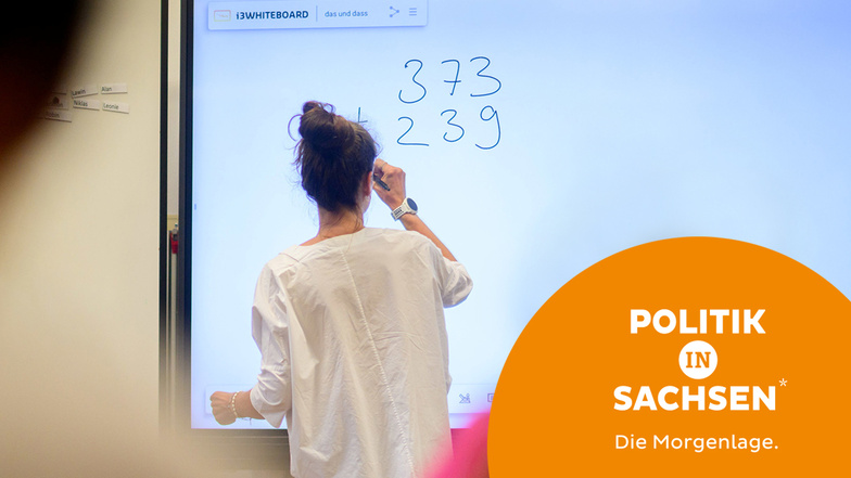 Morgenlage in Sachsen: Lehrer-Arbeitszeit; Flüchtlinge; Energiewende; Drogenprozess