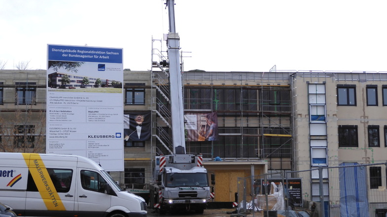 Die Regionaldirektion Sachsen der Bundesagentur für Arbeit in Chemnitz wird neu gebaut - zum zweiten Mal seit der Wiedervereinigung.