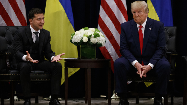 Wolodymyr Selenskyj, Präsident der Ukraine, traf US-Präsident Donald Trump am Rande der UN-Generaldebatte in New York.