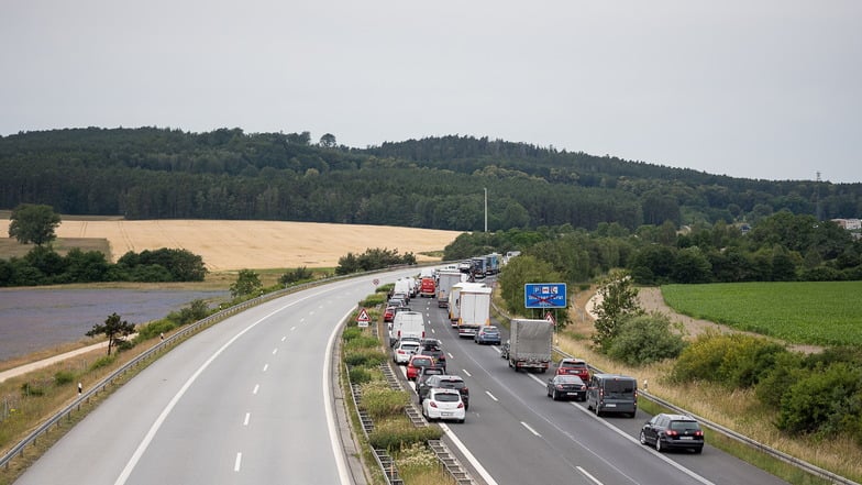A4-Tunnel "Königshainer Berge" bei Görlitz nach Unfall erneut gesperrt