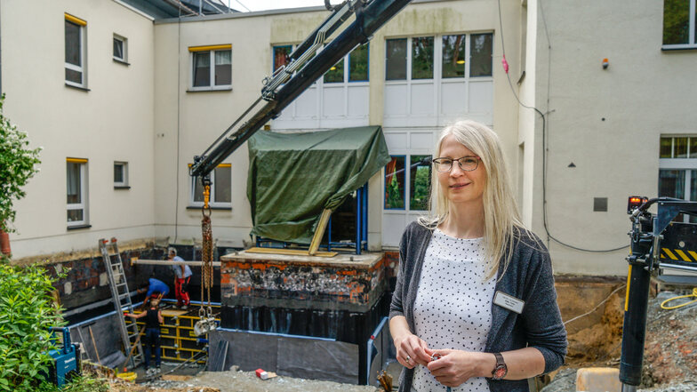 Schon lange wünscht sich Silke Tietz, die Leiterin des ASB-Pflegeheims am Czorneboh in Cunewalde, Veränderungen im Haus. Jetzt entstehen bis Jahresende zwei neue Aufenthaltsräume für die Bewohner.