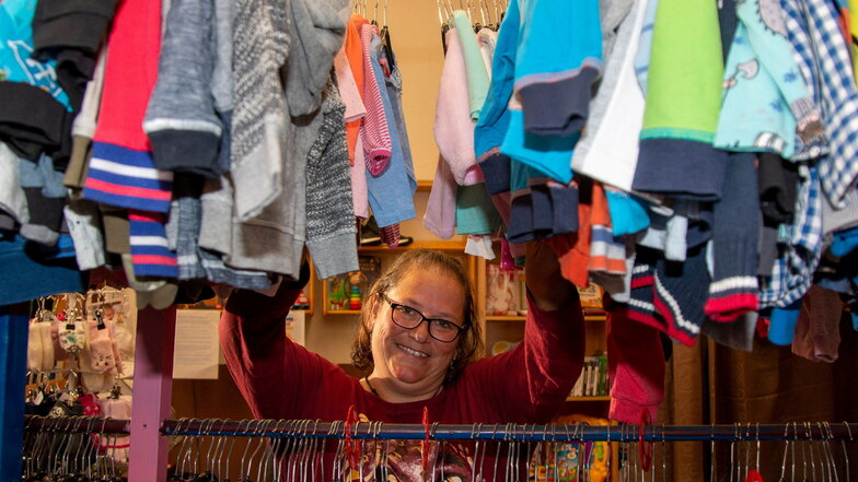Yvonne Thill bedient in ihrem Second-Hand-Laden nicht mehr nur Sozialhilfeempfänger.
