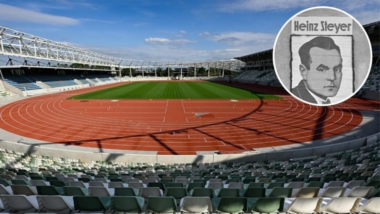 Das Heinz-Steyer-Stadion in Dresden wird nach einem gut 53 Millionen Euro teurem Umbau wiedereröffnet. Geblieben ist der Name - und Forderungen nach einer Umbenennung.