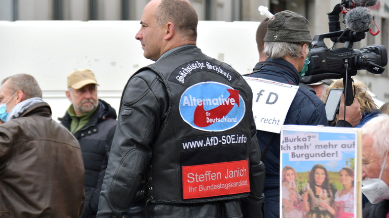 "Die AfD steht nicht dafür, dass wir keine Ausländer wollen", sagt Steffen Janich.