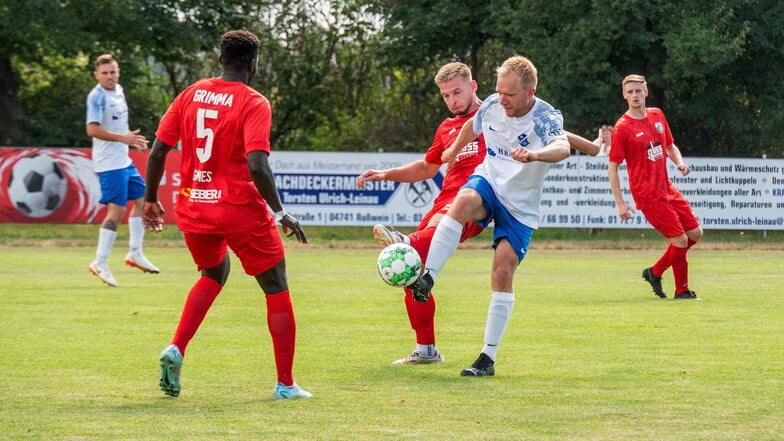 Im heimischen Stadion hielten die Roßweiner den FC Grimma auf Trab, mussten sich am Ende aber doch geschlagen geben und scheiden in der ersten Runde des Sachsenpokals aus.