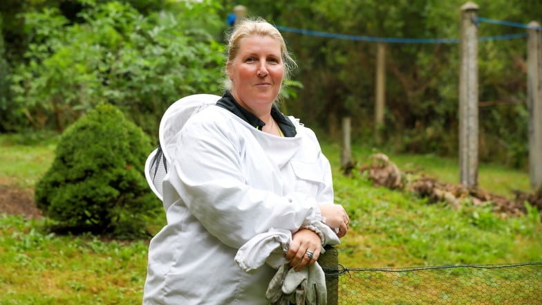 Josephine Hempel-Schäfer rückt täglich mehrfach aus, um Wespennester zu bekämpfen.