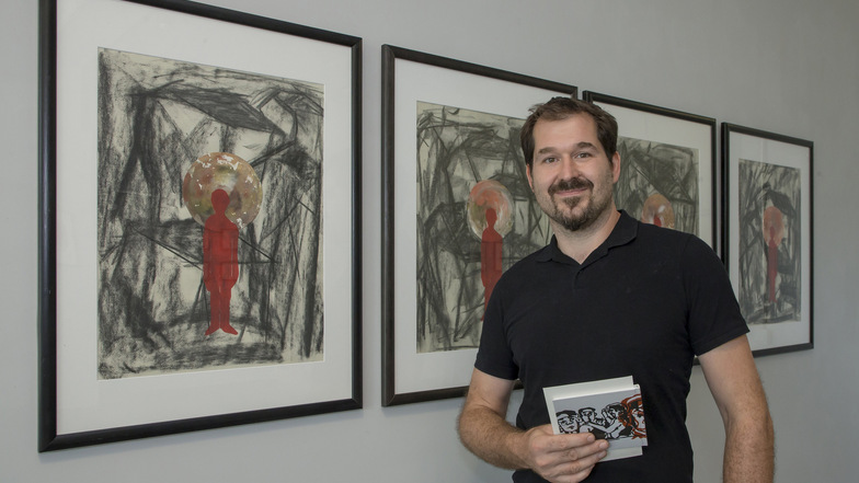 Sebastian Vorein beschließt mit seiner Ausstellung die F1-Galerie im Technologiezentrum Freital in den bisherigen Räumen.