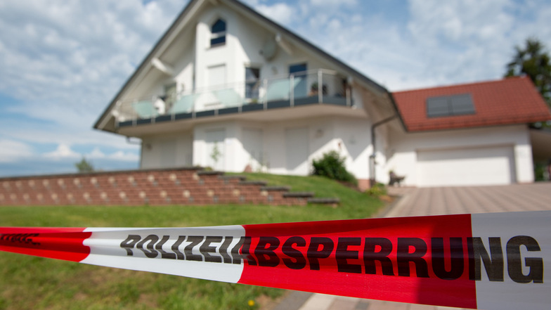 Blick auf den Tatort: das Wohnhaus Lübckes in Wolfhagen-Istha