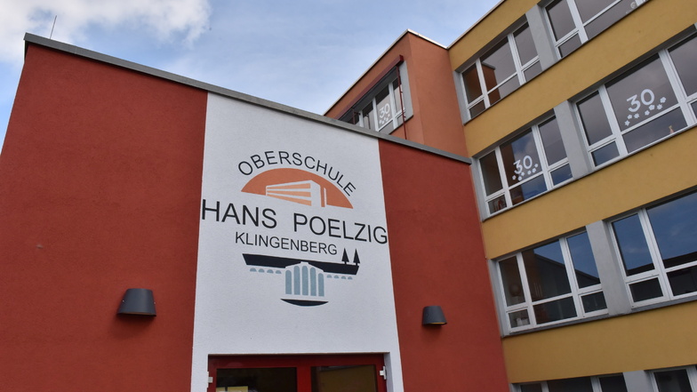 Logo an der Oberschule Schule Klingenberg.