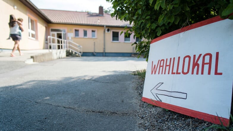 Wahllokal im Ortschaftszentrum in Zodel.