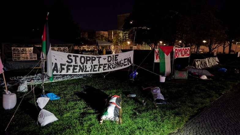 Nahost-Krieg: Polizei verbietet Palästina-Protestcamp am Kanzleramt